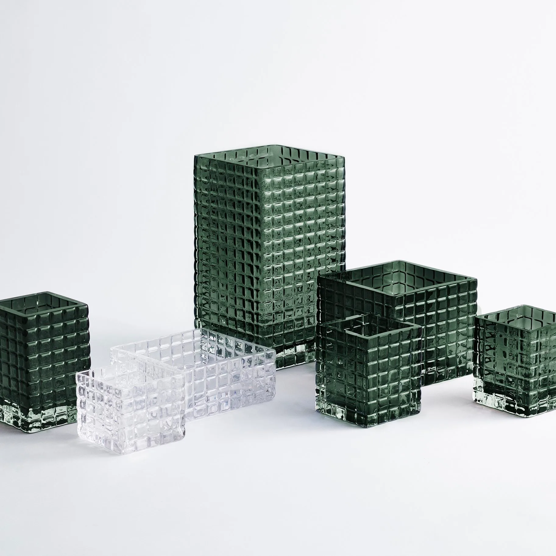 Portacandele City lights 1, trasparente Louise Roe