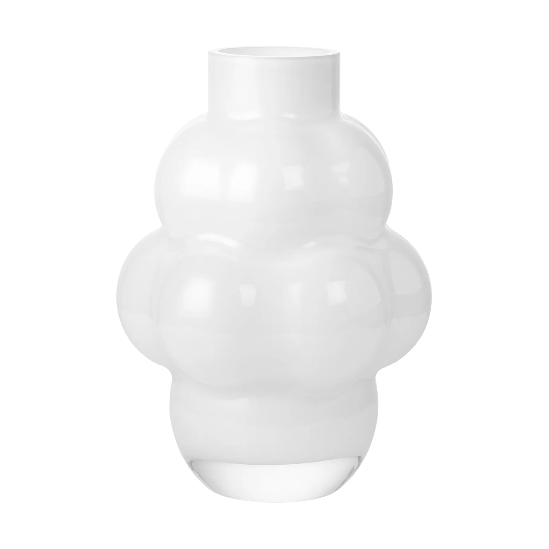 Vaso 04 Balloon 32 cm, Opal White Louise Roe