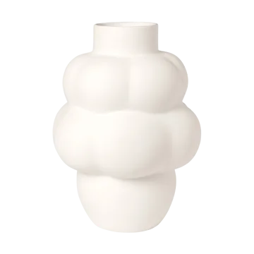 Vaso Balloon 04 Petit 18 cm - Raw White - Louise Roe