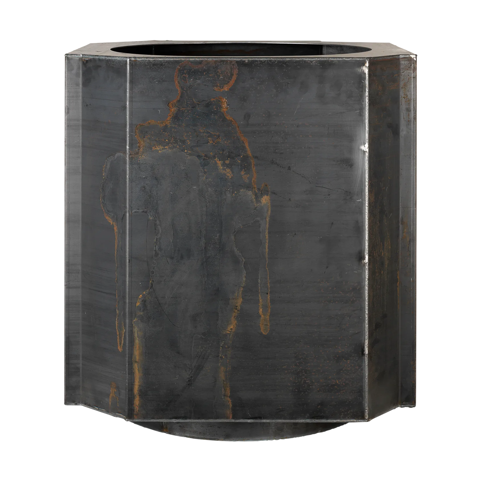 Vaso Funki L 52 cm, Ferro grezzo Louise Roe