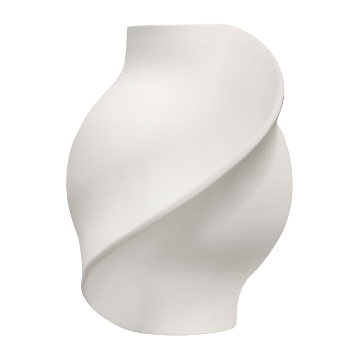 Vaso Pirout 01, 22 cm - Raw White - Louise Roe