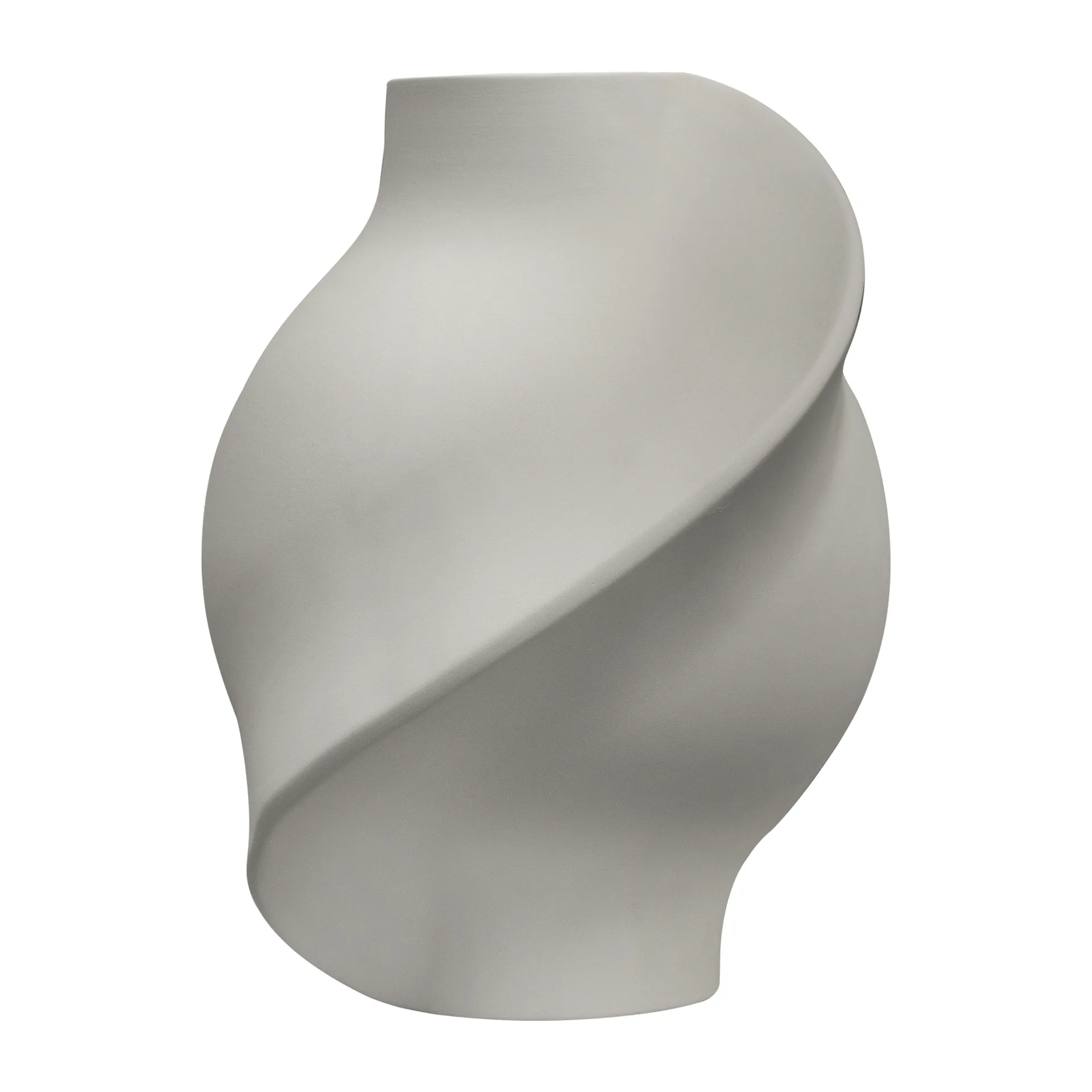 Vaso Pirout 01, 22 cm, Sanded Grey Louise Roe