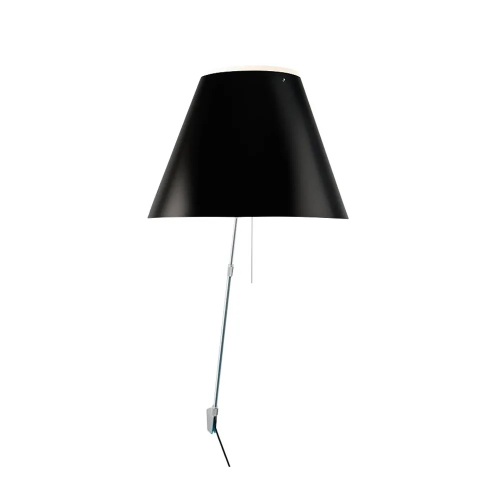 Applique Costanza D13 a.i.f, liquorice Luceplan
