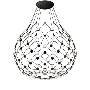 Lampadario senza fili Mesh - nero, grande - Luceplan