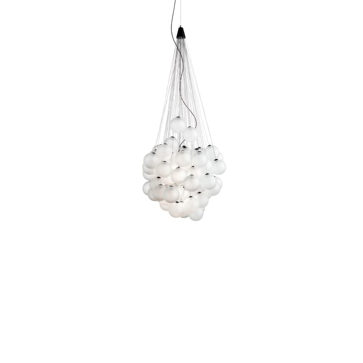 Lampadario Stochastic - opale, 48 sfere - Luceplan