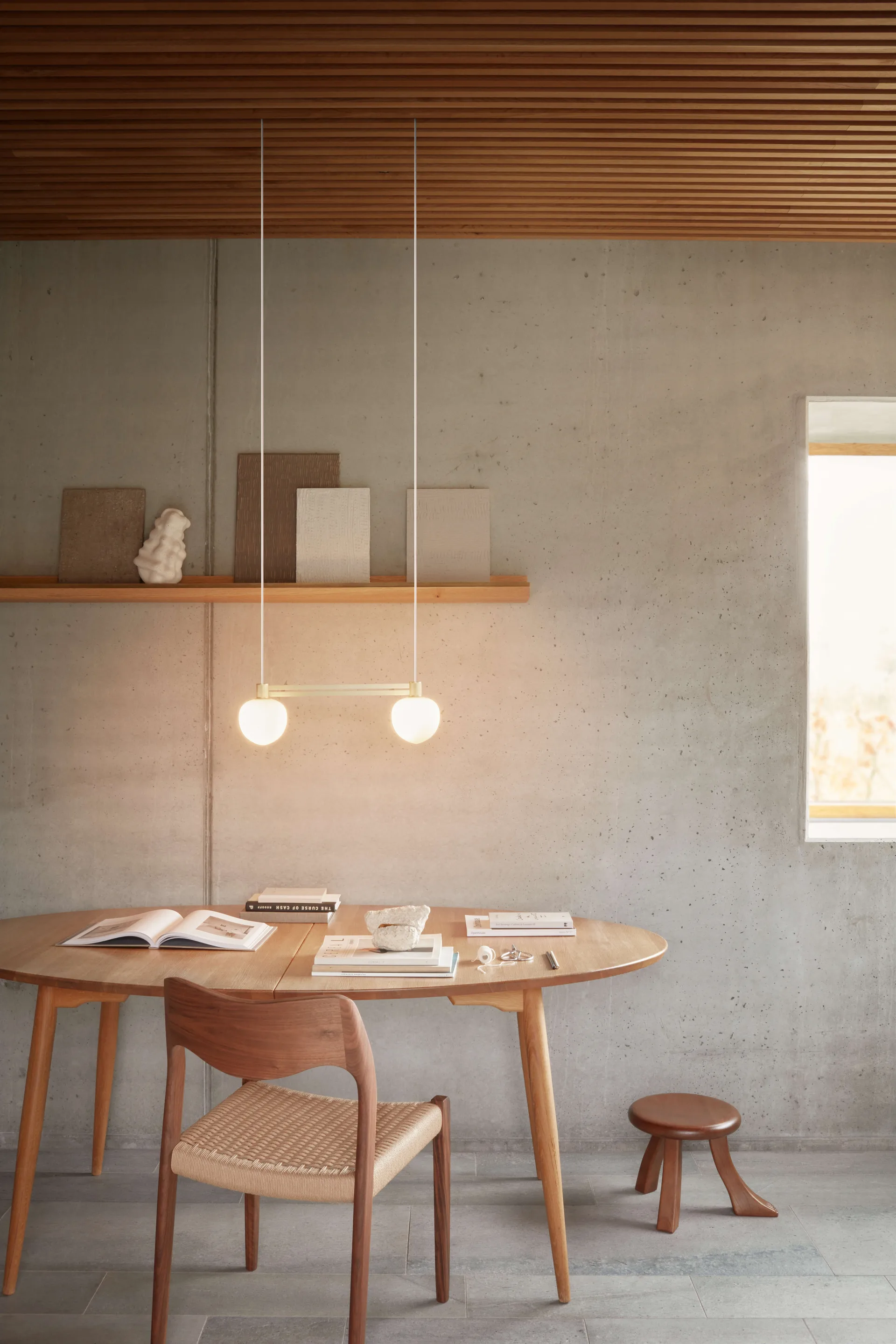 Lampada a sospensione Memoir II Side By Side 120, Brass LYFA