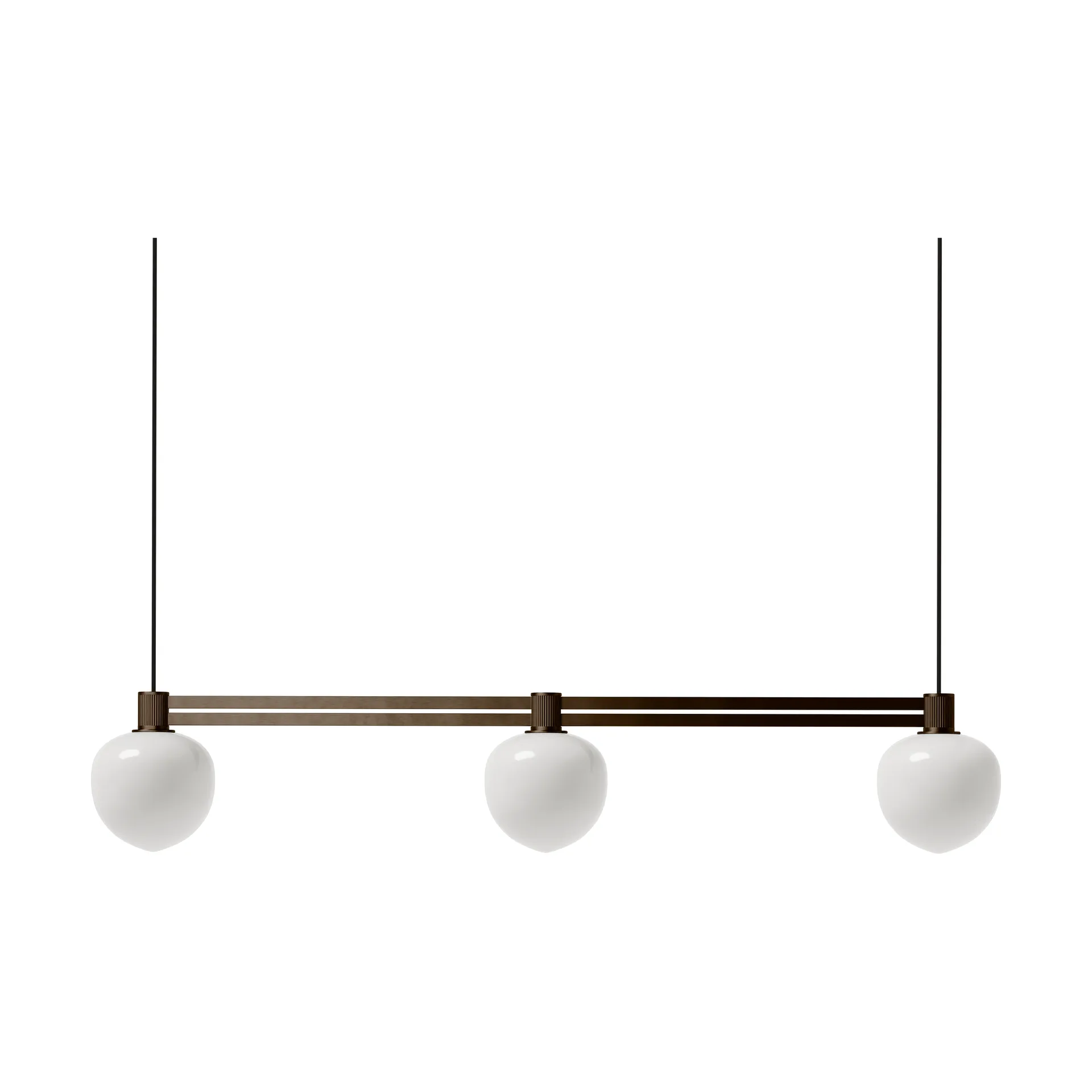 Lampada a sospensione Memoir III Side By Side 120, Bronzo LYFA