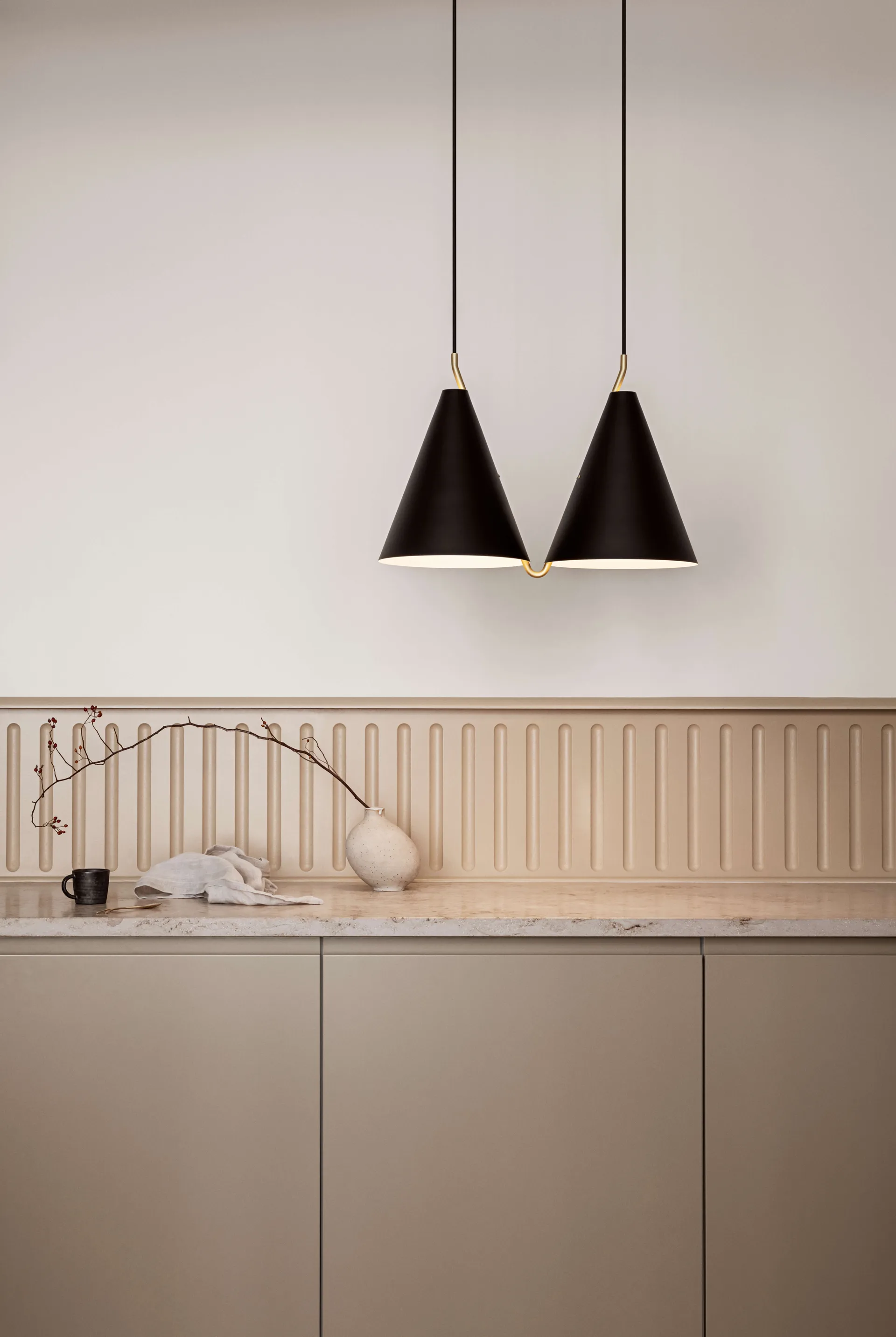 Lampada a sospensione Mosaik II Side by Side 250, Black LYFA