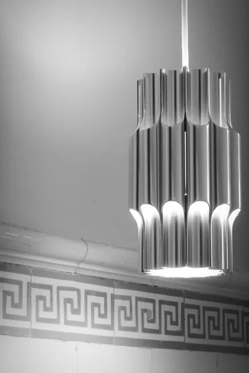 Lampada a sospensione Pan 120 - Alluminio - LYFA