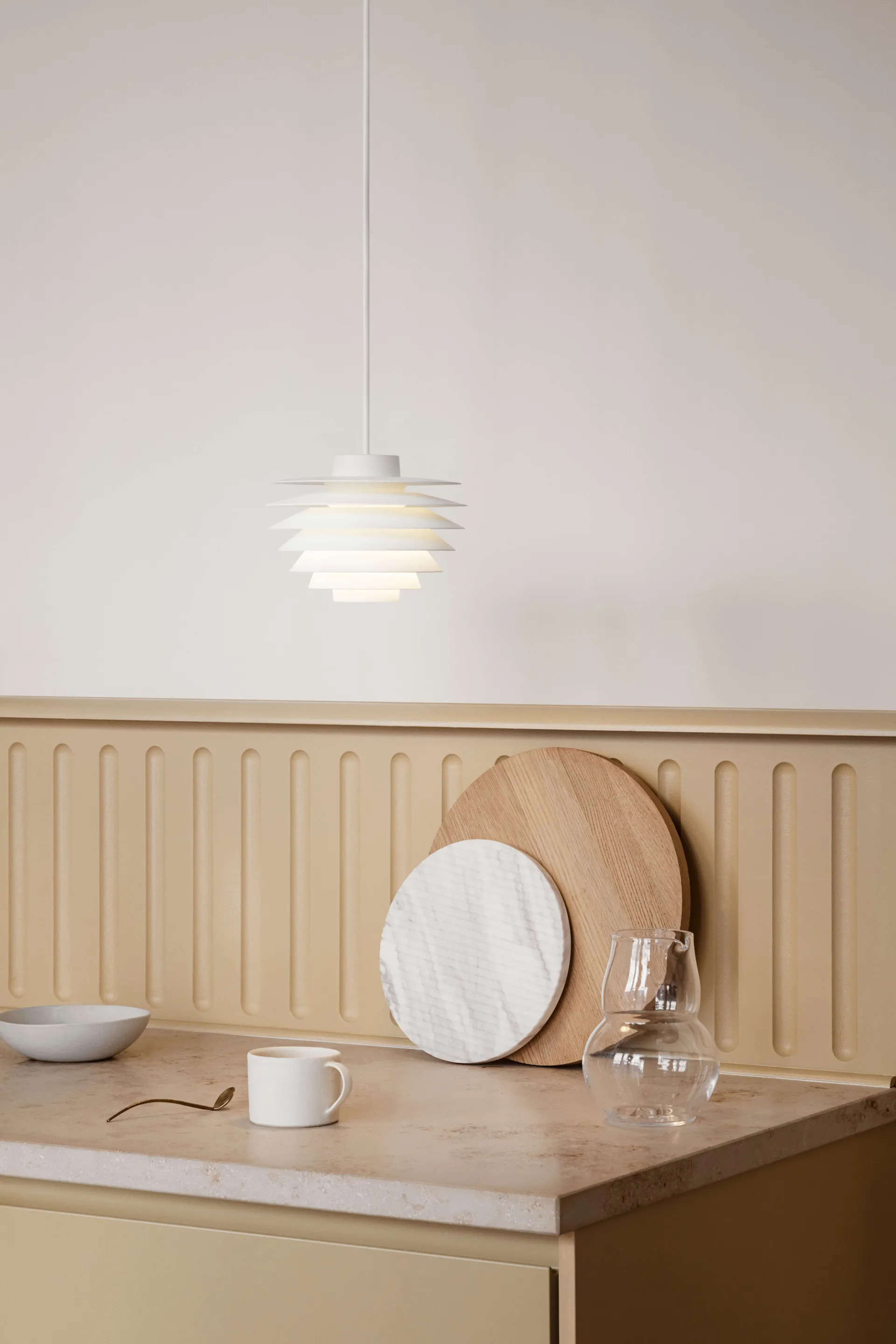 Lampada a sospensione Verona 175, White LYFA