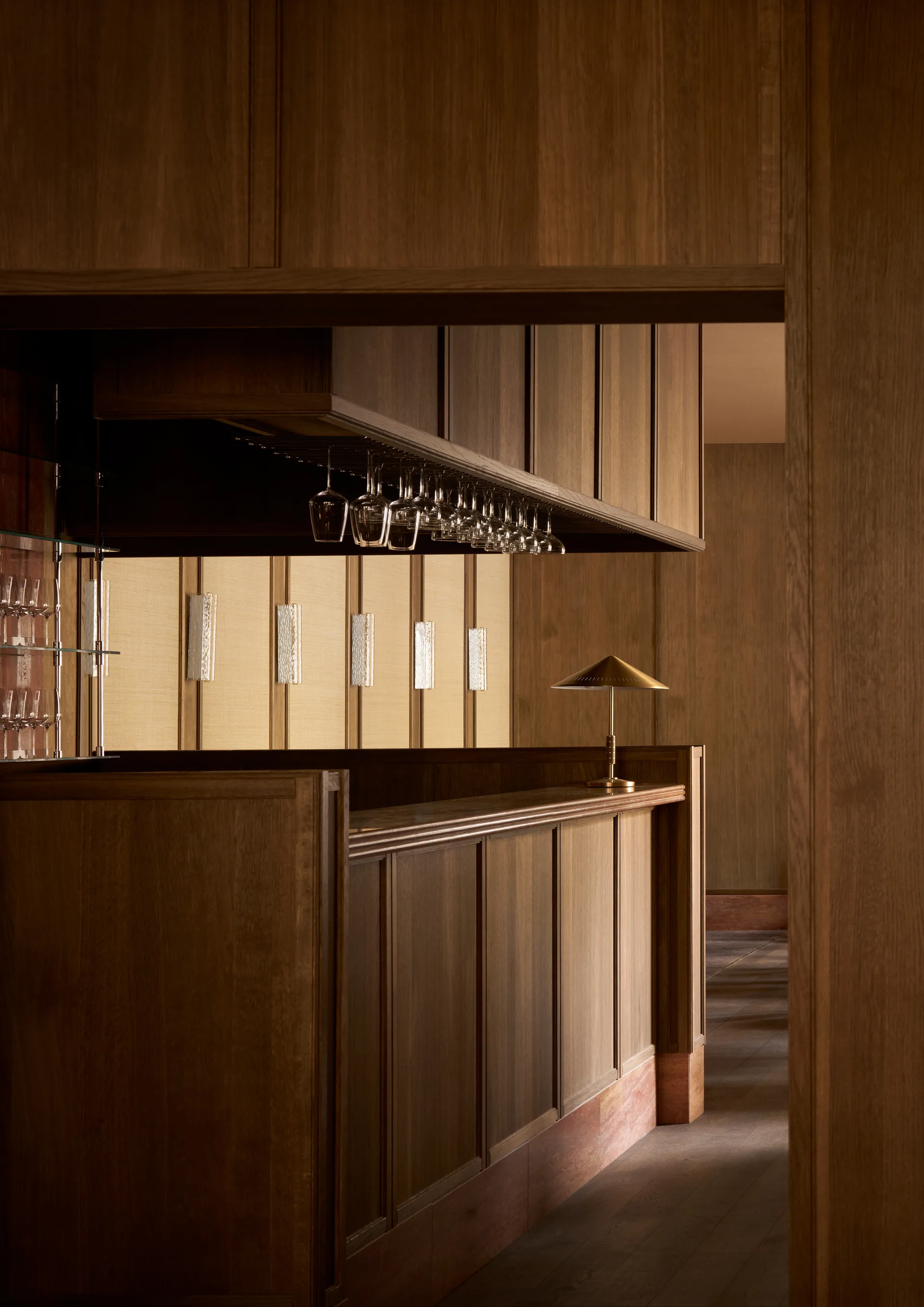 Lampada da parete Ryff, Ottone LYFA