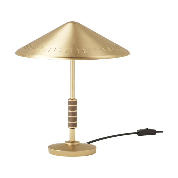 Lampada da tavolo Governor 250 - Brass-walnut - LYFA