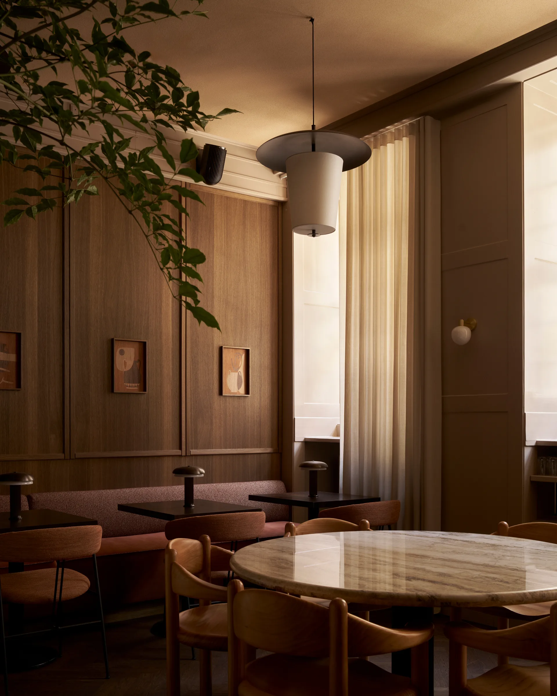 Lampada da tavolo portatile Noote, Bronzo LYFA