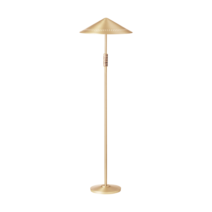 Lampada da terra Governor 405 - Brass-walnut - LYFA