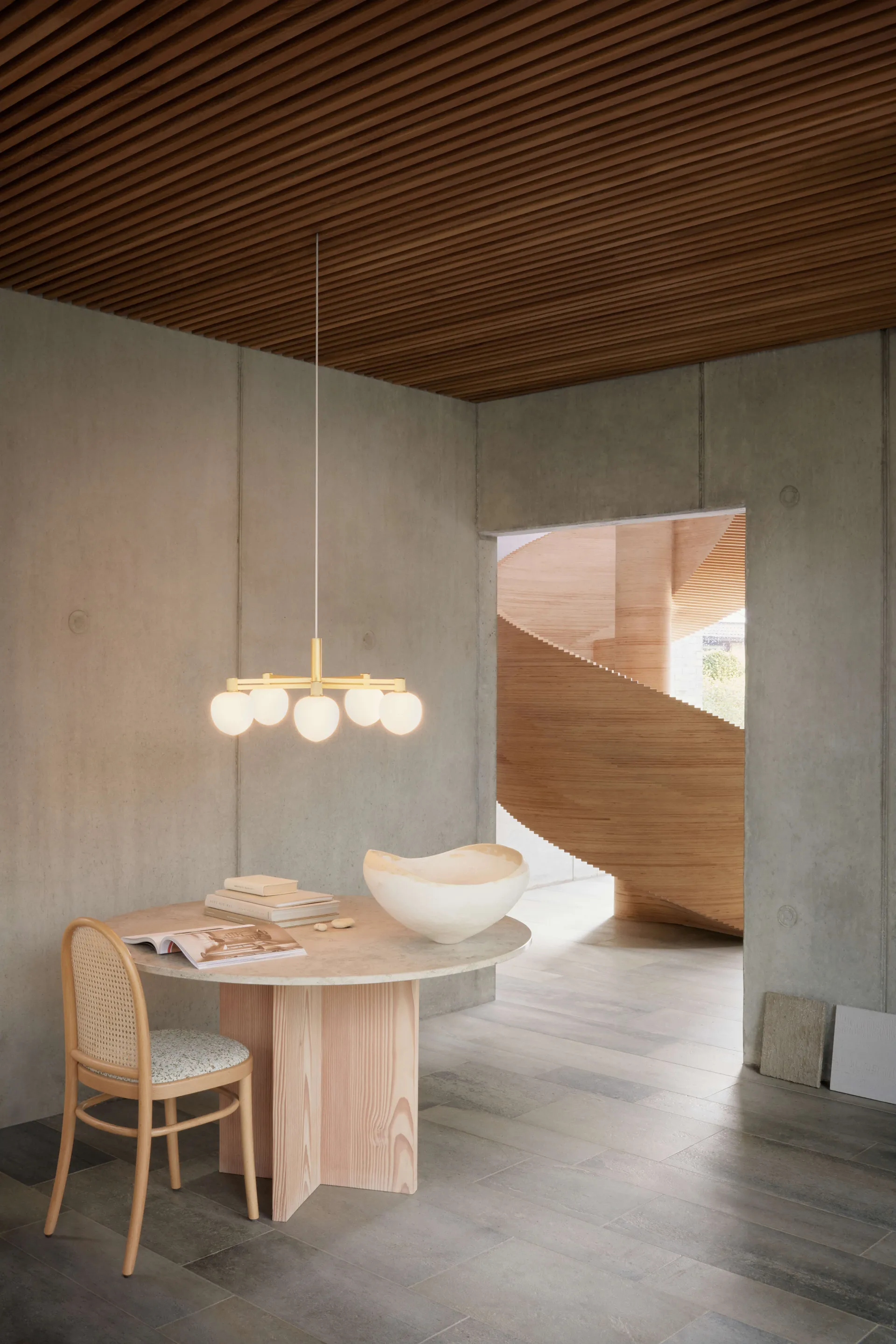 Lampadario Memoir V 120, Brass LYFA