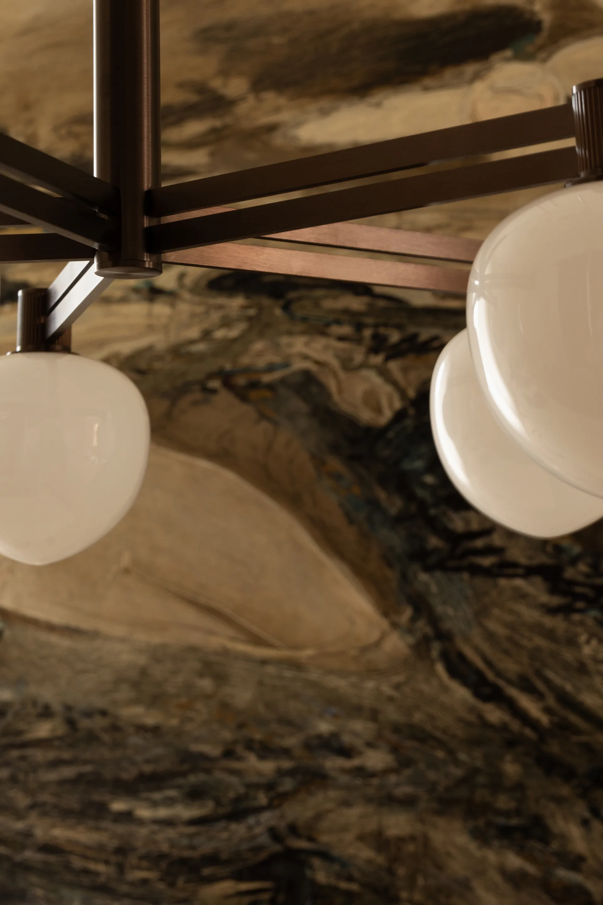 Lampadario Memoir V 120, Bronzo LYFA