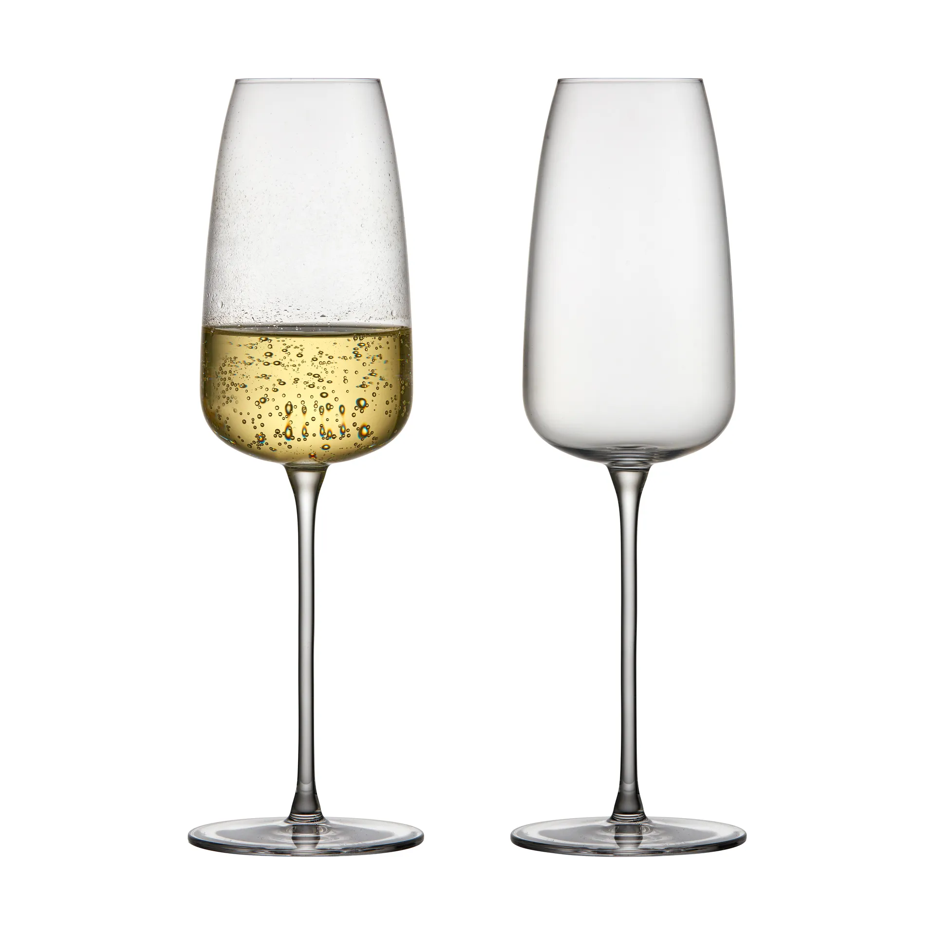Bicchiere da champagne Veneto 36 cl, confezione da 2, Clear Lyngby Glas
