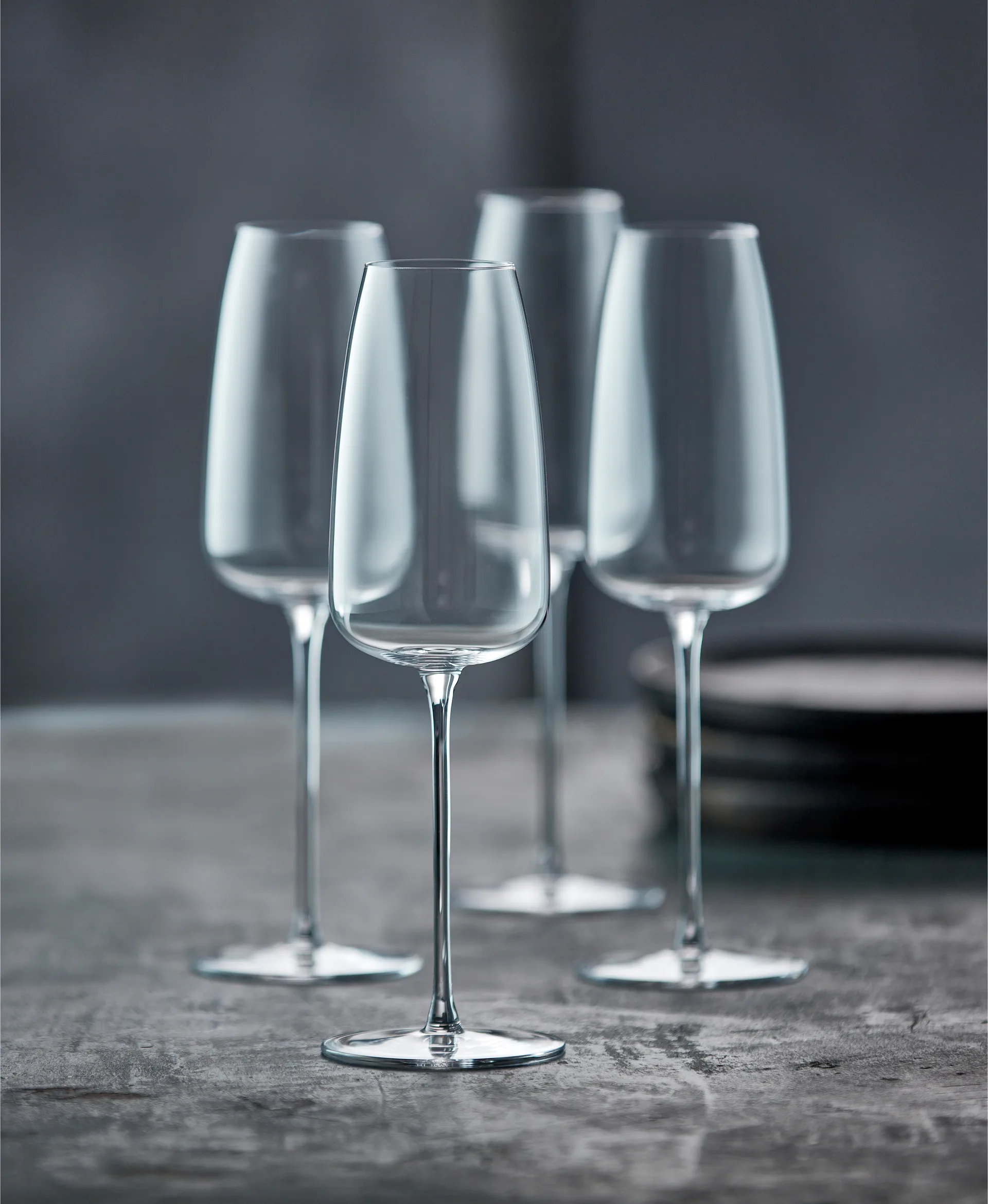 Bicchiere da champagne Veneto 36 cl, confezione da 2, Clear Lyngby Glas