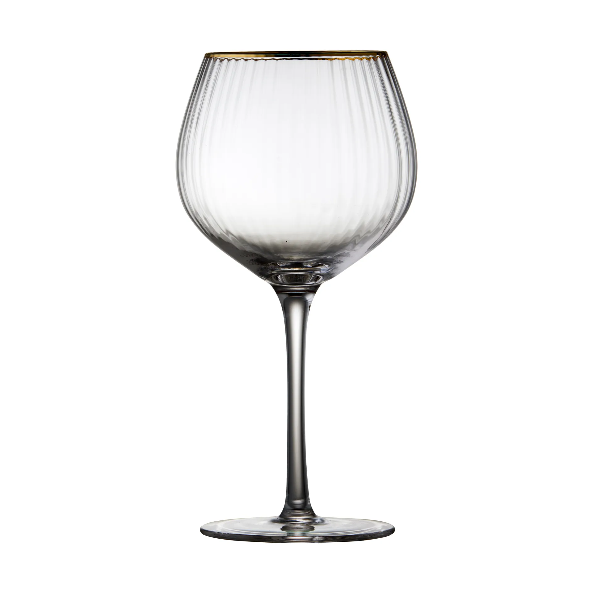 Bicchiere da Gin & Tonic Palermo Gold, 65 cl, confezione da 4, Trasparente, oro Lyngby Glas
