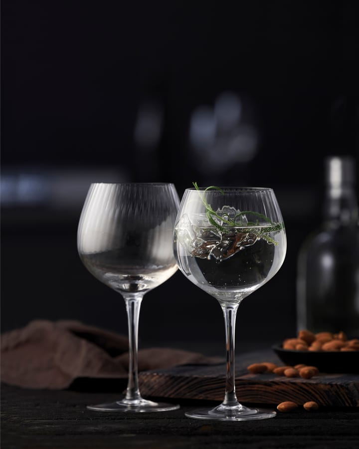 Bicchiere da Gin & Tonic Palermo Gold, 65 cl, confezione da 4 - Trasparente - Lyngby Glas