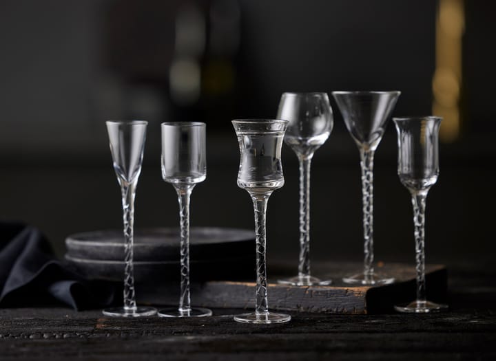 Bicchiere da liquore Rom, 2,5-5 cl, 6 pezzi - Trasparente - Lyngby Glas