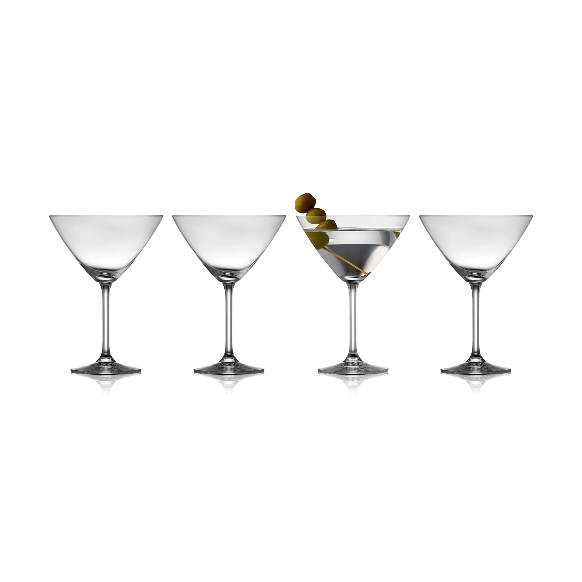 Bicchiere da martini Juvel 28 cl, confezione da 4, Cristallo Lyngby Glas