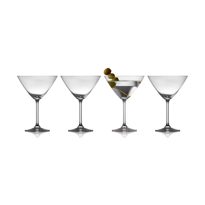 Bicchiere da martini Juvel 28 cl, confezione da 4 - Cristallo - Lyngby Glas