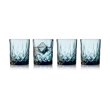 Bicchiere per whisky Sorrento 32 cl, confezione da 4 - Blue - Lyngby Glas