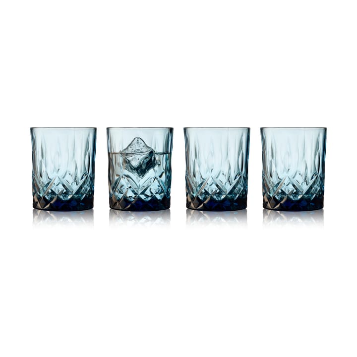 Bicchiere per whisky Sorrento 32 cl, confezione da 4, Blue Lyngby Glas