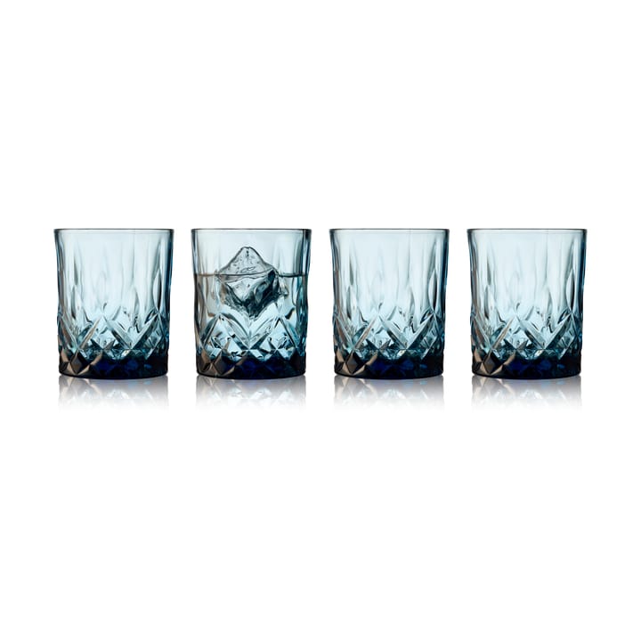 Bicchiere per whisky Sorrento 32 cl, confezione da 4 - Blue - Lyngby Glas