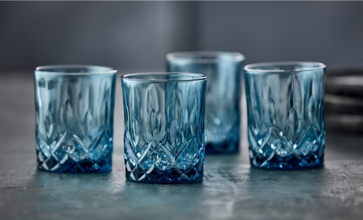 Bicchiere per whisky Sorrento 32 cl, confezione da 4 - Blue - Lyngby Glas