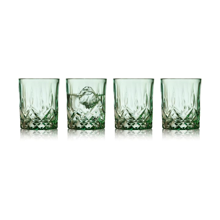 Bicchiere per whisky Sorrento 32 cl, confezione da 4 - Green - Lyngby Glas