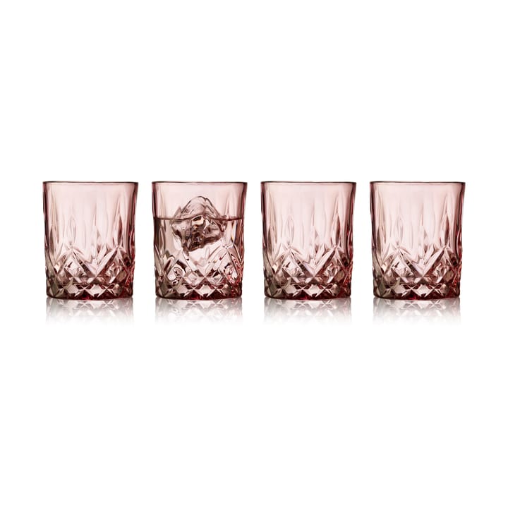 Bicchiere per whisky Sorrento 32 cl, confezione da 4 - Pink - Lyngby Glas