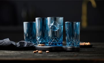 Bicchiere Sorrento highball 38 cl, confezione da 4 - Blue - Lyngby Glas