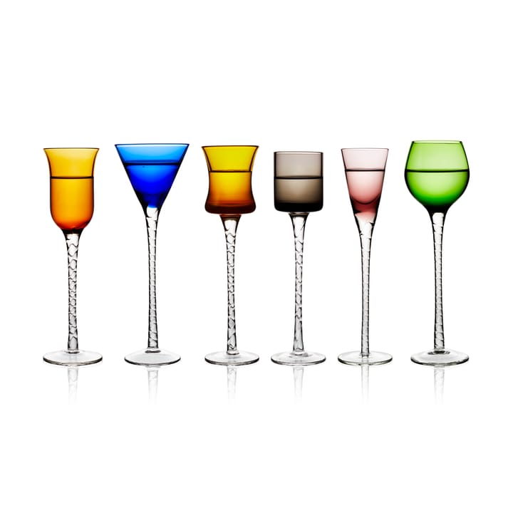 Bicchieri da liquore London da 2,5-5 cl, 6 pezzi - Mix - Lyngby Glas