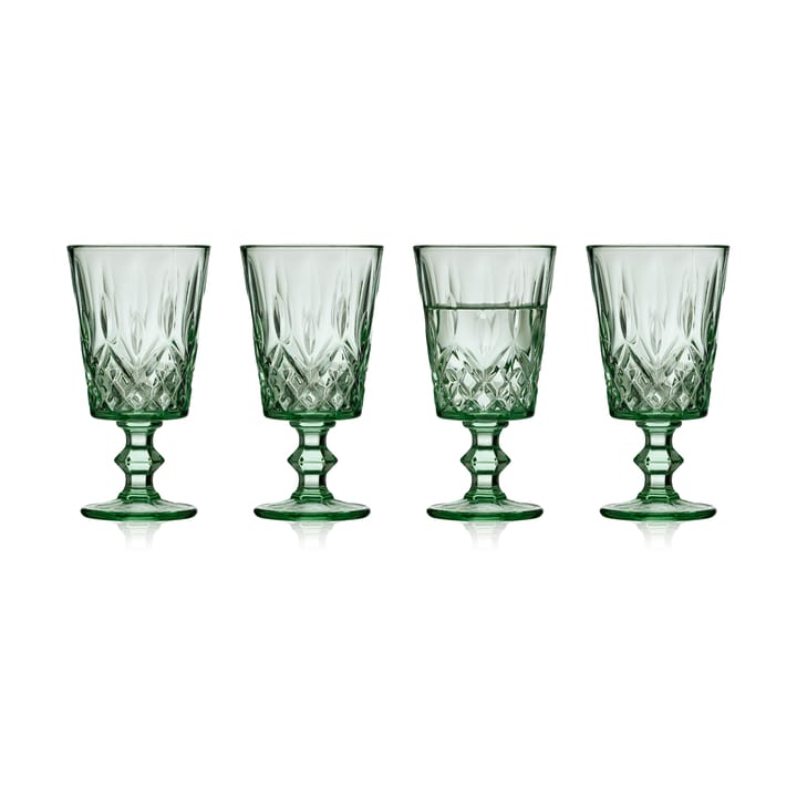 Bicchieri da vino Sorrento 29 cl confezione da 4 - Verde - Lyngby Glas