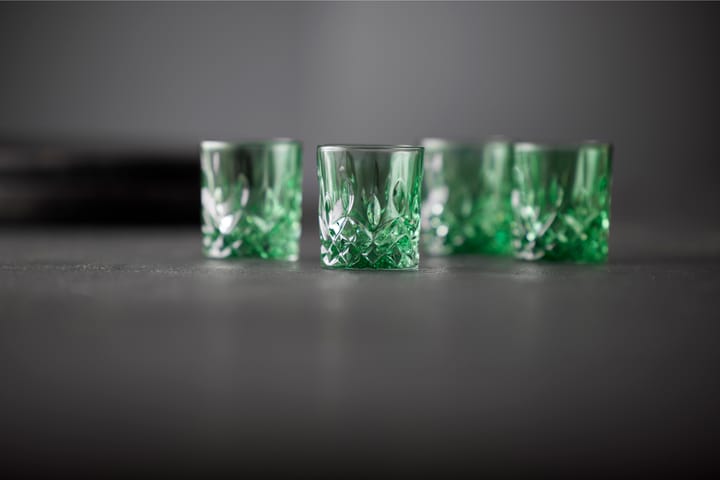 Bicchierini da shot Sorrento 4 cl confezione da 4 - Verde - Lyngby Glas