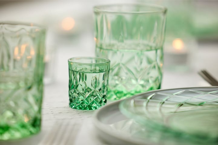 Bicchierini da shot Sorrento 4 cl confezione da 4 - Verde - Lyngby Glas