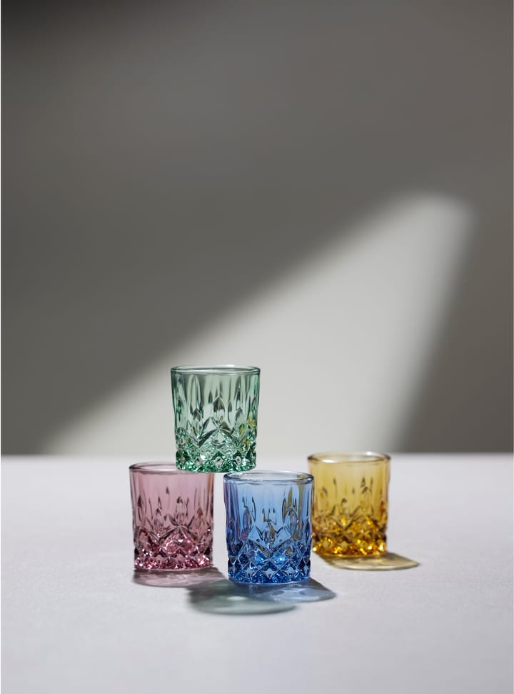 Bicchierini da shot Sorrento 4 cl confezione da 4 - Verde - Lyngby Glas