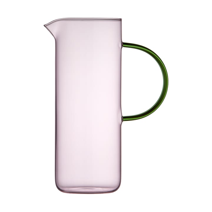 Brocca Torino 1,1 l - Pink-green - Lyngby Glas