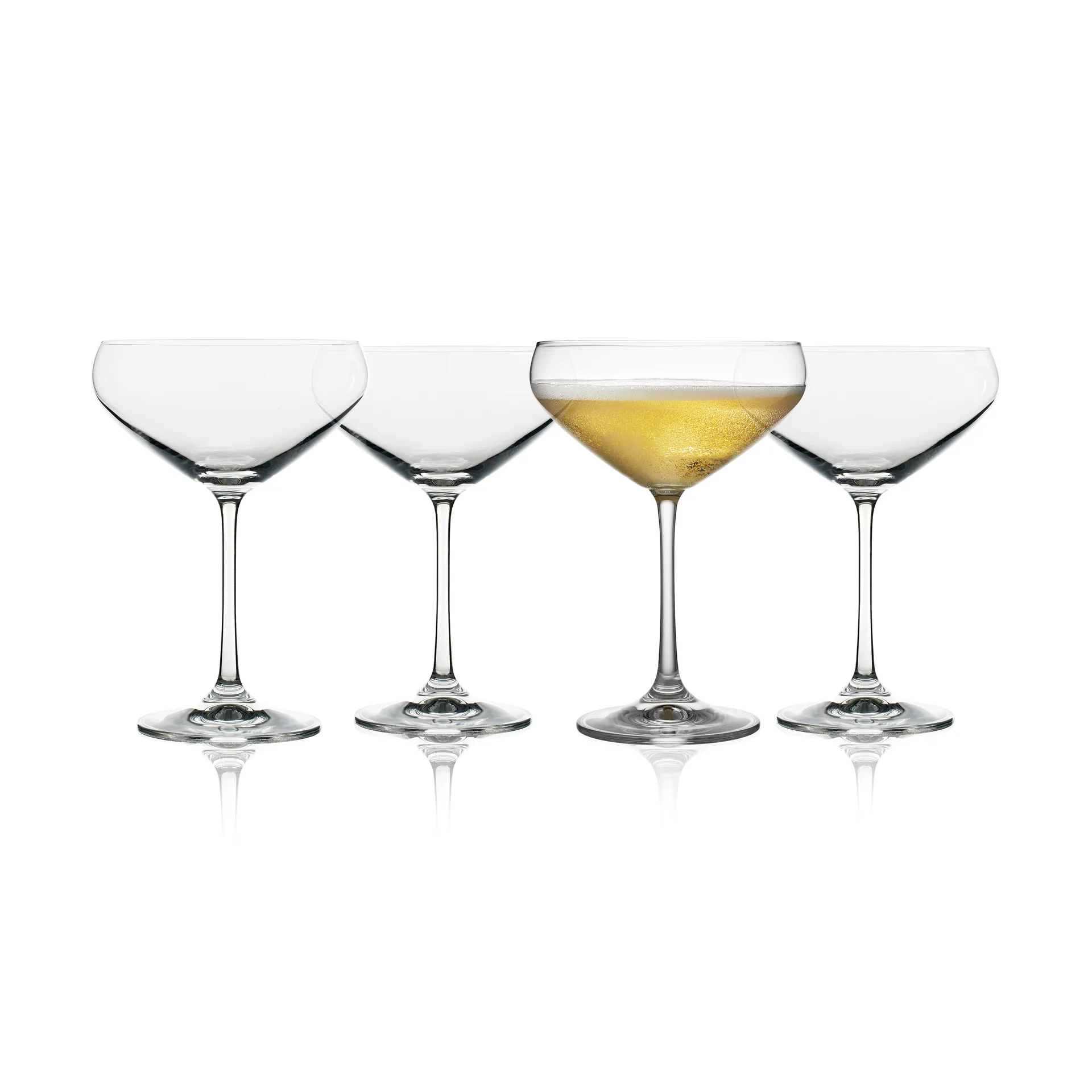 Calice da champagne Juvel coupe da 34 cl, confezione da 4, Cristallo Lyngby Glas