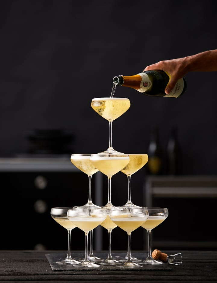 Calice da champagne Juvel coupe da 34 cl, confezione da 4 - Cristallo - Lyngby Glas