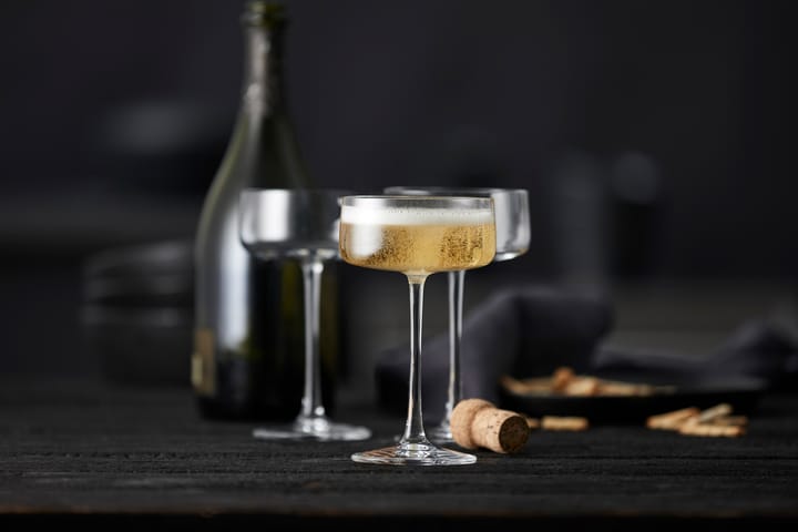 Calice da champagne Zero, 26 cl, confezione da 4 - Cristallo - Lyngby Glas