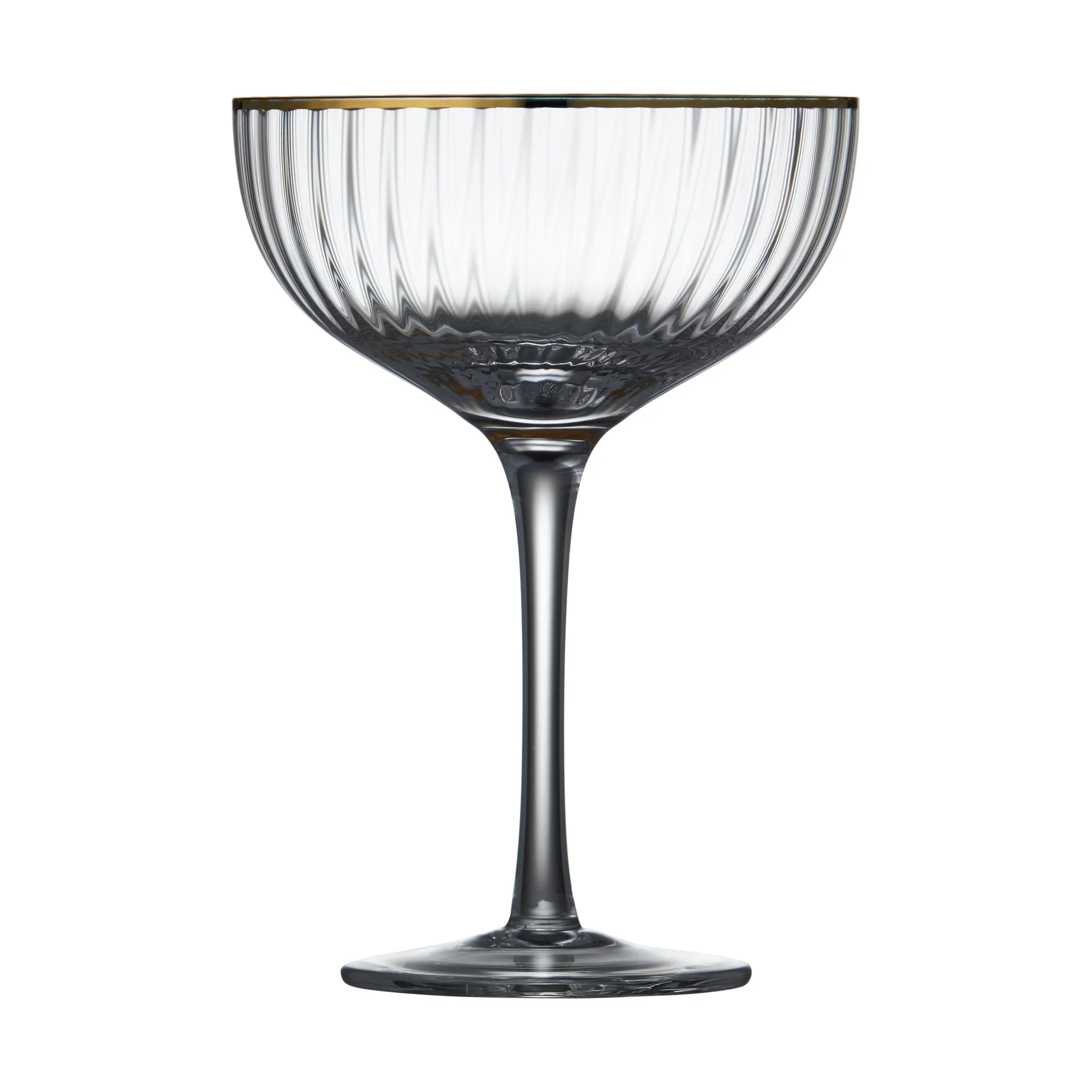 Calice da cocktail Palermo Gold da 31,5 cl, confezione da 4, Chiaro-oro Lyngby Glas