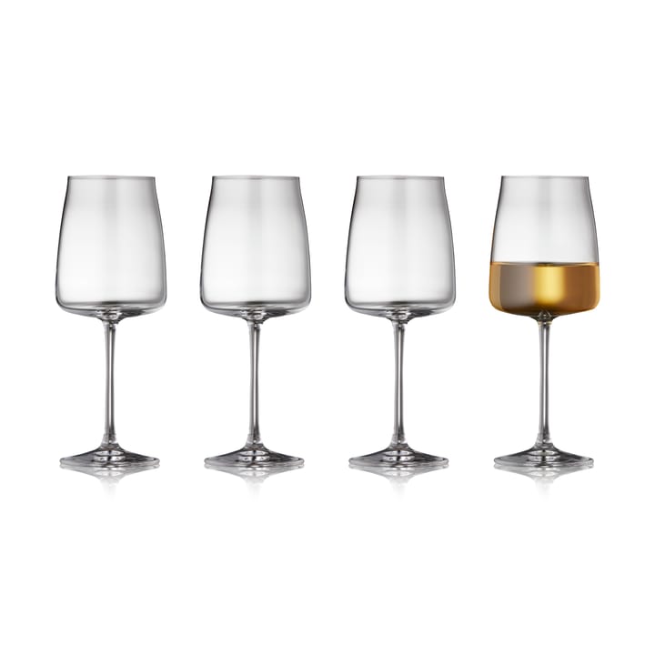 Calice per vino bianco Zero, 43 cl, confezione da 4 - Cristallo - Lyngby Glas