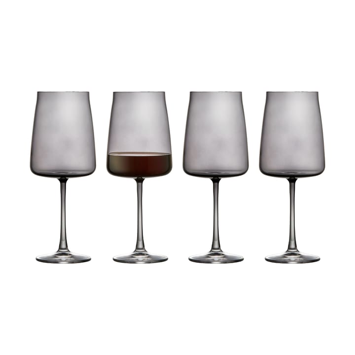 Calice per vino bianco Zero, 54 cl, confezione da 4 - Smoke - Lyngby Glas