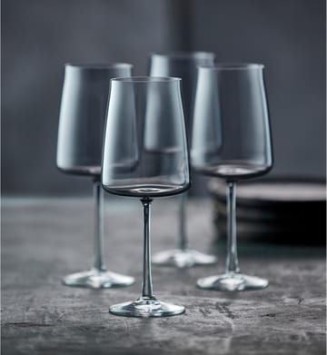 Calice per vino bianco Zero, 54 cl, confezione da 4 - Smoke - Lyngby Glas