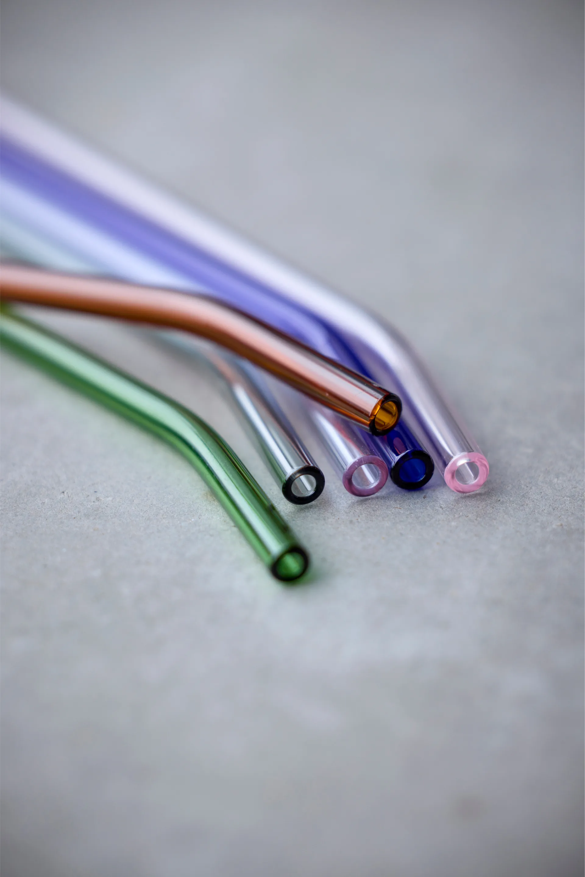 Cannucce Lyngby Glas 21,5 cm confezione da 4, Fumo Lyngby Glas