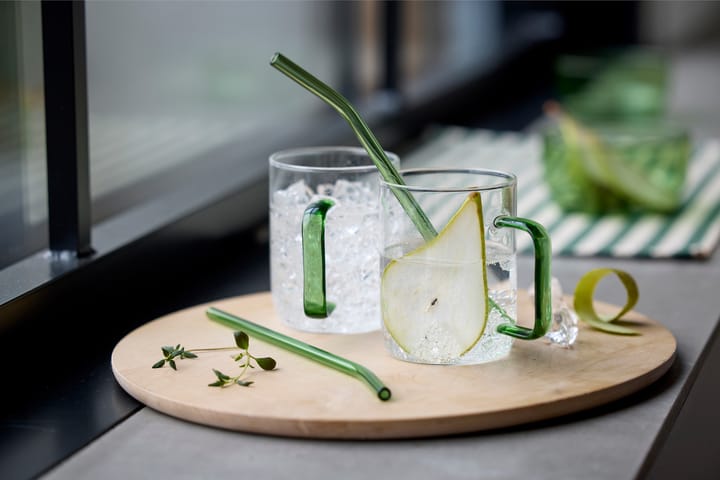 Cannucce Lyngby Glas 21,5 cm confezione da 4, Verde Lyngby Glas