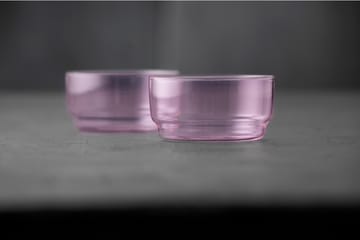 Ciotola Torino 50 cl confezione da 2 - Rosa - Lyngby Glas